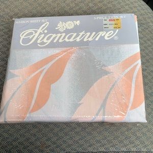 vintage signature twin bed sheet set
